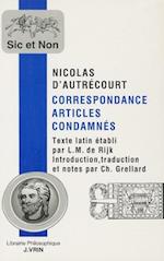 Correspondance Articles Condamnes