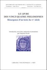 Le Livre Des Vingt-Quatre Philosophes