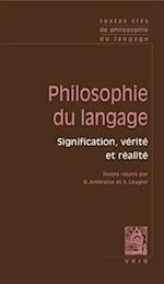 Textes Cles de Philosophie Du Langage