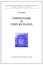 Commentaire Au Timee de Platon