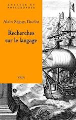 Recherches Sur Le Langage