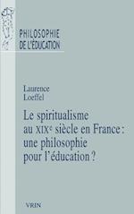 Le Spiritualisme En France Au Xixe Siecle