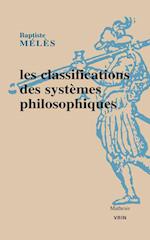 Les Classifications Des Systemes Philosophiques