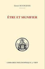 Etre Et Signifier