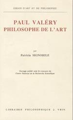 Paul Valery Philosophe de L'Art