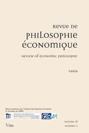 Revue de Philosophie Economique / Review of Economic Philosophy