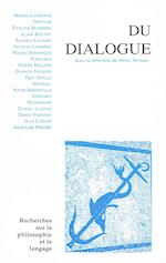 Recherches Sur La Philosophie Et Le Langage XIV Le Dialogue