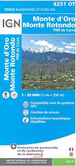 TOP25: 4251OT Monte d'Oro - Monte Rotondo, Parc National de Corse