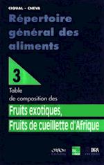 Répertoire général des aliments T3