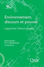 Environnement, discours et pouvoir