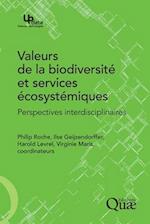 Valeurs de la biodiversité et services écosystémiques