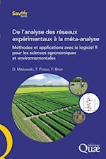 De l'analyse des réseaux expérimentaux à la méta-analyse