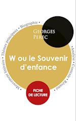 Fiche de lecture W ou le Souvenir d'enfance (Étude intégrale)