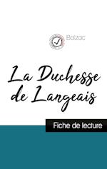 La Duchesse de Langeais de Balzac (fiche de lecture et analyse complète de l'oeuvre)