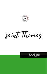 saint Thomas (étude et analyse complète de sa pensée)