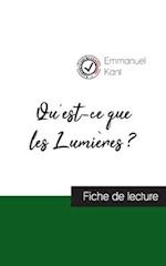 Qu'est-ce que les Lumières ? de Kant (fiche de lecture et analyse complète de l'oeuvre)