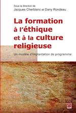 La formation à l''éthique et à la culture religieuse