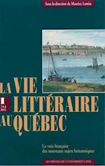 La vie littéraire au Québec