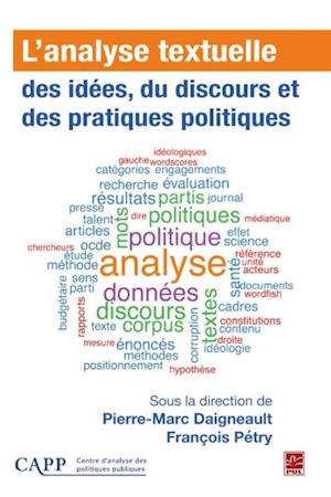 L'analyse textuelle des idees, du discours et des pratiques politiques