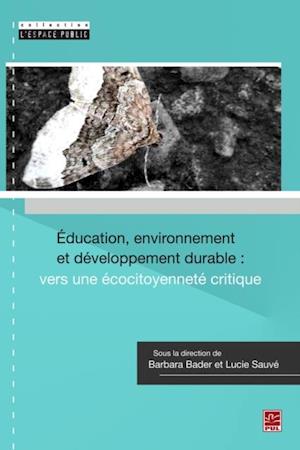 Éducation, environnement et développement durable ...