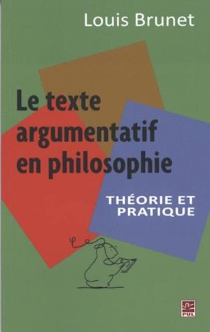 Le texte argumentatif en philosophie