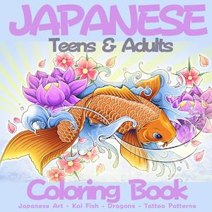 Japanese Teens & Adults Coloring Book