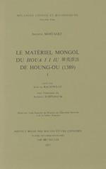 Le Materiel Mongol Du Houa II Lu de Houng-Ou (1389).