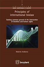 Principles of international biolaw