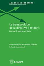 La transposition de la "directive retour"