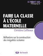 Faire la classe à l''école maternelle