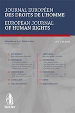 Journal européen des droits de l'homme / European Journal of Human Rights 2014/2