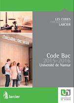 Code Bac pour l''Université de Namur – 2015 - 2016