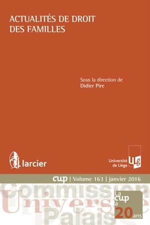 Actualités de droit des familles