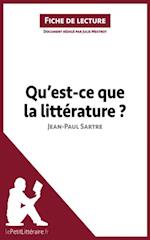 Qu''est-ce que la littérature? de Jean-Paul Sartre (Fiche de lecture)