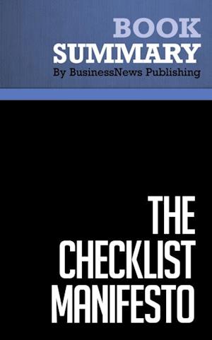 Summary: The Checklist Manifesto