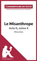 Le Misanthrope - Acte II, scène 4 - Molière (Commentaire de texte)