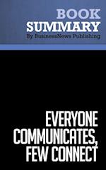 Summary: Everyone Communicates, Few Connect  John C. Maxwell