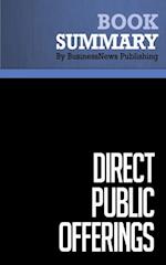 Summary: Direct Public Offerings