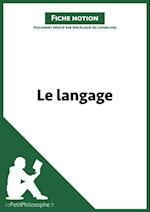 Le langage (Fiche notion)