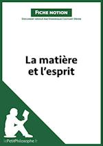 La matière et l''esprit (Fiche notion)