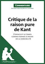 Critique de la raison pure de Kant - L''espace et le temps comme formes à priori de la sensibilité (Commentaire)