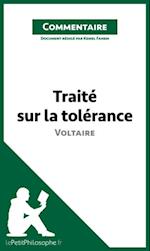 Traité sur la tolérance de Voltaire (Commentaire)