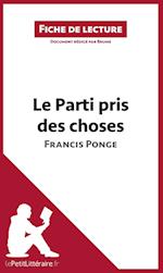 Le Parti pris des choses de Francis Ponge (Fiche de lecture)