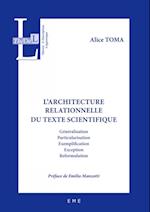 L''architecture relationnelle du texte scientifique