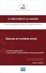 Discours et contexte social