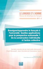 Enseigner/apprendre le français à l'université. Quelles applications pour la perspective actionnelle ?