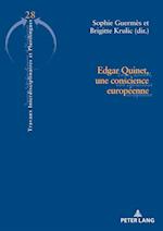 Edgar Quinet, Une Conscience Europeenne