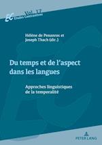 Du temps et de l’aspect dans les langues