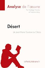 Désert de Jean-Marie Gustave Le Clézio (Analyse de l'oeuvre)