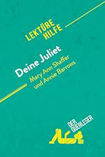 Deine Juliet von Mary Ann Shaffer und Annie Barrows (Lektürehilfe)